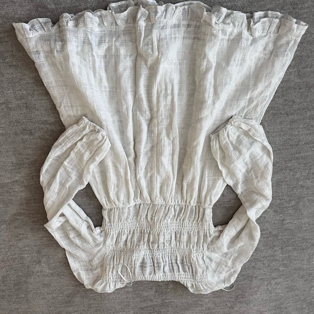 Lucca Couture Cream Puff long sleeve Dress - Picture 4 of 5